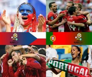 пазл Чехия - Португалия, плей офф ЕВРО-2012